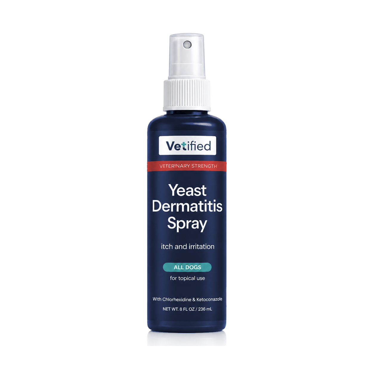 Vetified Yeast Dermatitis Spray 8 fl oz for dogs