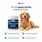 VETIFIED Probiotic Chewables for Dogs - ingredients, directions, for animal use only