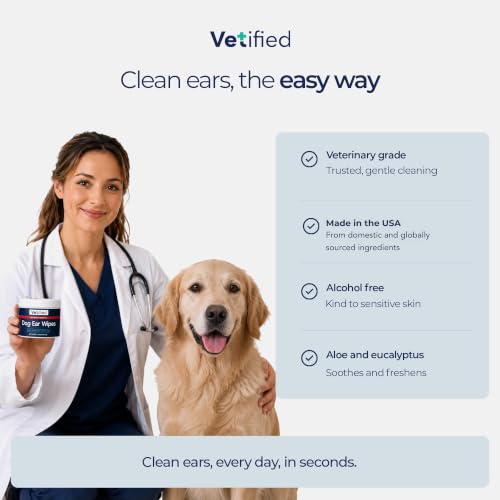 Dog Ear Cleaning Wipes
